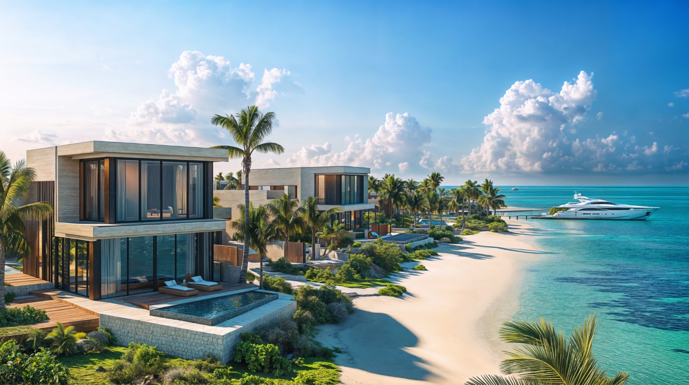 luxurious beachfront villa with stunning ocean views Medium