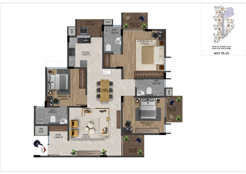 Garden Terraces 5 unit plan 2