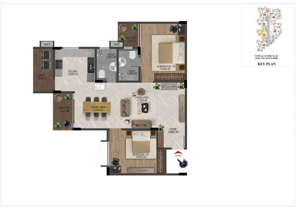 Garden Terraces 8 unit plan 5