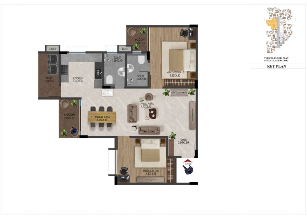 Garden Terraces 9 unit plan 6