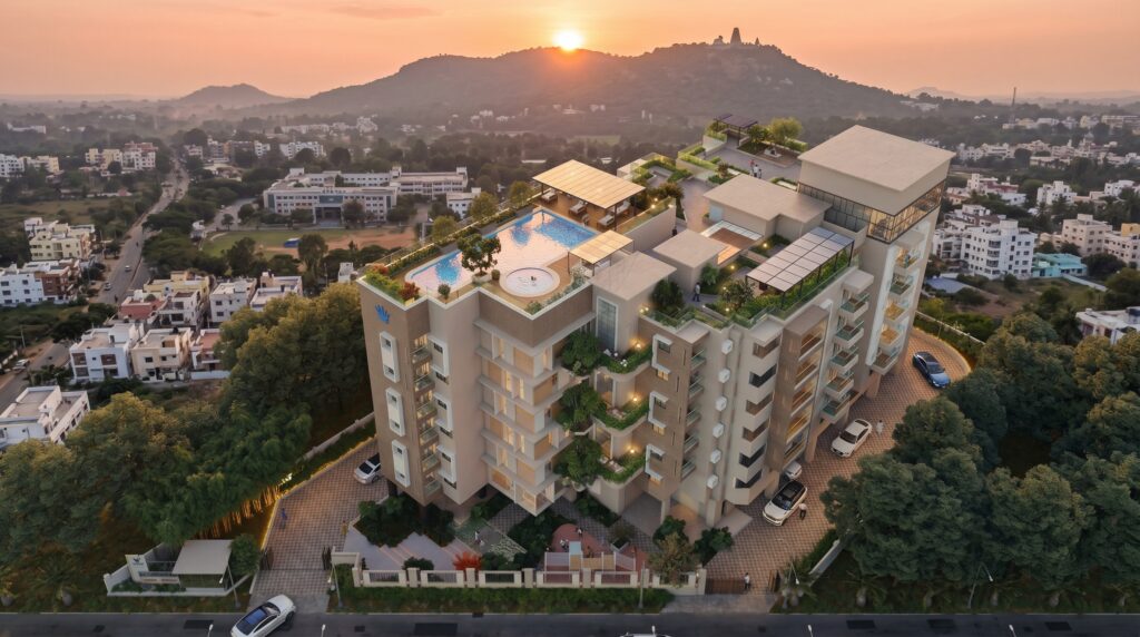 Apartment building with pool 2K 202607141034